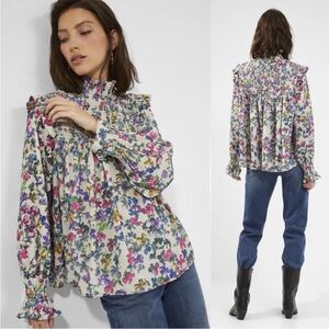 NWOT French Connection Floral Print Women's Top